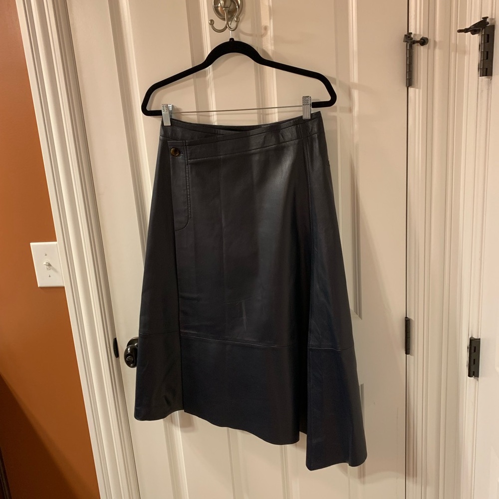 Brand new Helmut Lang leather skirt size 4